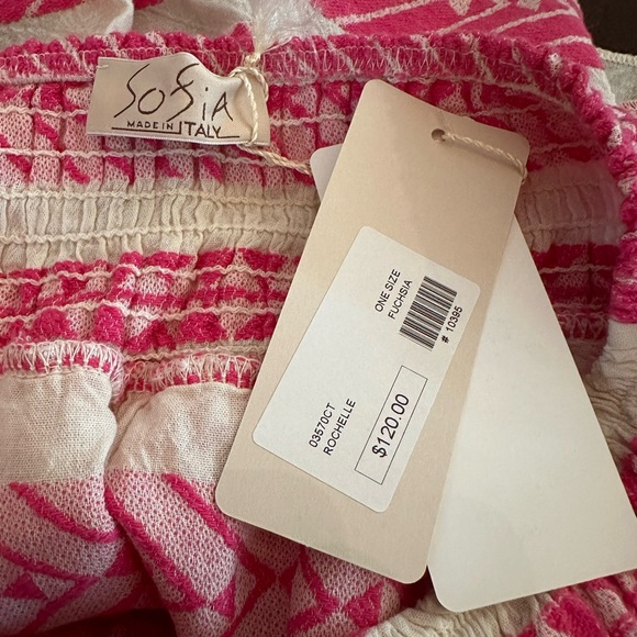 Sofia “Rochelle” Ruffle tiered skirt in Fuchsia - Picture 4 of 15